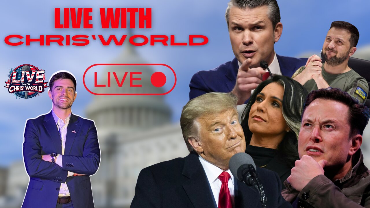 LIVE WITH CHRIS'WORLD - 03/10/2025 - MAJOR X HACK COMING FROM UKRAINE! AND MORE NEWS!