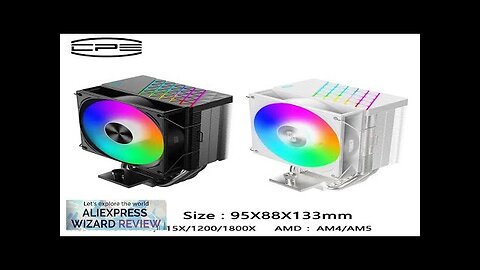 PCcooler H4 4 heat pipe CPU air -cooler radiator TDP180W/92cm fan/support Review