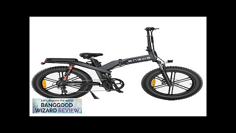 USA DIRECT ENGWE X20 48V 14.4AH+7.8AH 750W Electric Folding Bicycle 20 Inch Review