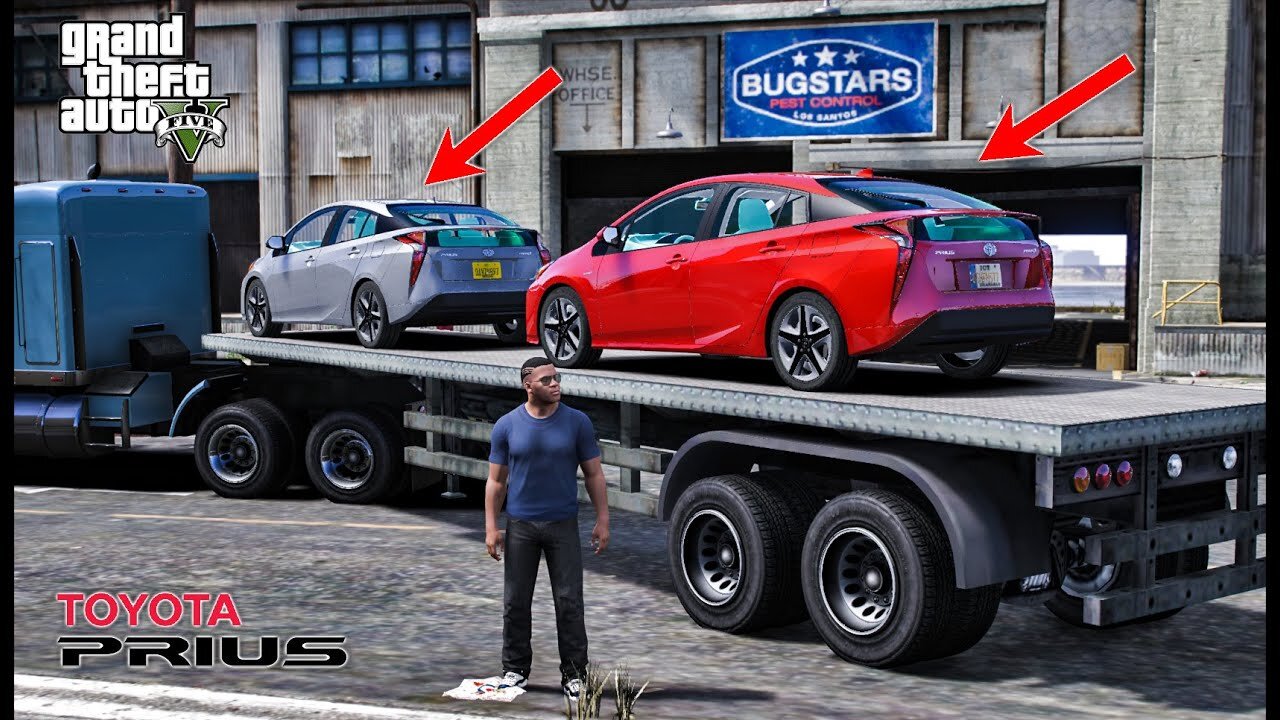 GTA 5 Real Life Mods Toyota Prius Shipment New Cars Of Franklin GTA 5 Pakistan