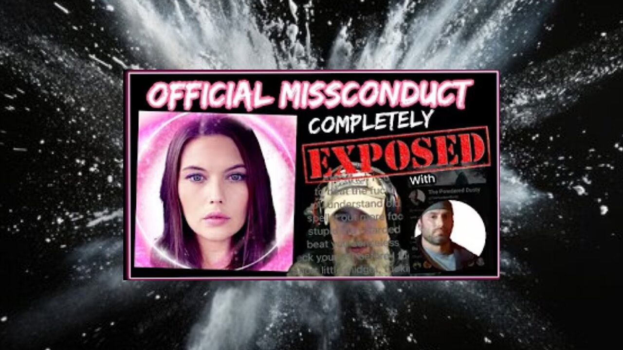 Official MissConduct Completly Exposed || THE POWDERED DUSTY LIVE ||