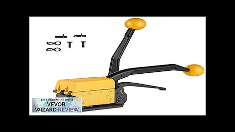 VEVOR Steel Strapping Tool for 1/2"-3/4" Width 3-in-1 (Tensioner Crimper Cutter) Manual Review