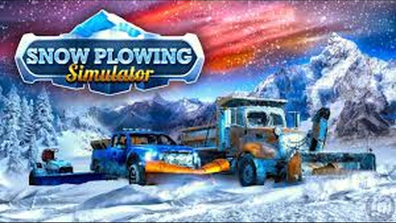 Snow Plowing Simulator: Since in Real Life Weather is Coming so Lets Snowplow in Game, First Run