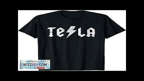 Tesla Shirt Nikola Tesla Fan Tee STEM T-Shirt Review