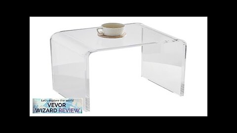 VEVOR Acrylic End Table C-Shaped Lucite Side Table Clear Acrylic Side Table Review