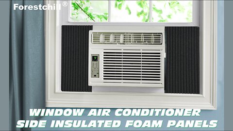 Forestchill Window Air Conditioner Side Insulated Foam Panel Kit