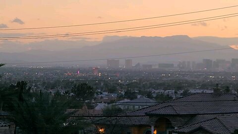 Did you see tonight's Las Vegas sunset? Check this out! 03.02.2025 #follow #lasvegas #travel