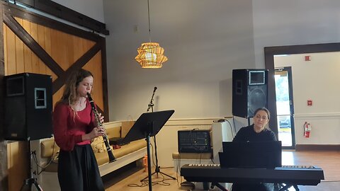 GORGEOUS Performance by Clarinetist, Erikah Rooman & Pianist, Anna Hamilton, at The Best is Yet to Come Inaugural Benefit