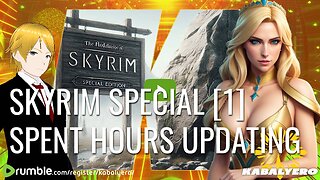 🔴 Skyrim Special Edition [1] Spent Hours Updating, Hope It Doesn't Crash 🎮 A One Hour Livestream