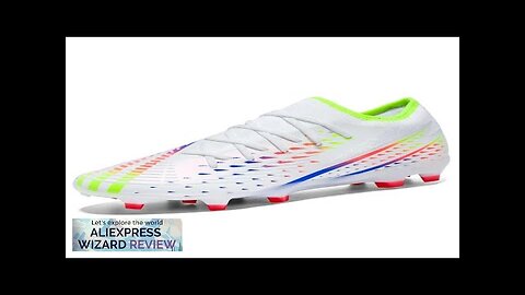 Professional Soccer Shoes Outdoor TF|FG Outsole Football Boots Unisex Breathable Non-Slip Review