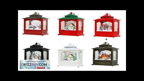 Christmas Snow Wind Lantern with Led Light and Music Fairy Night Lamp Review