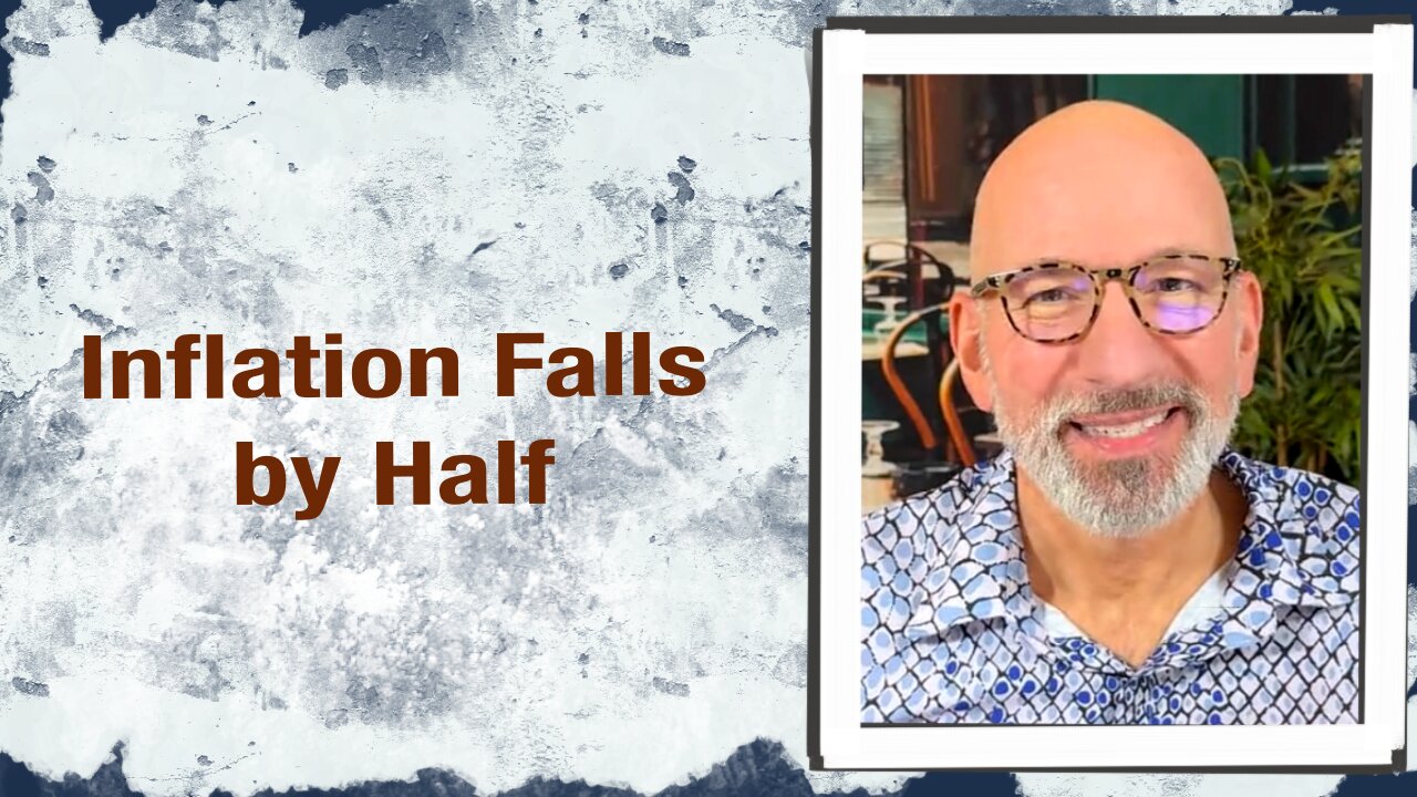 Inflation falls by half