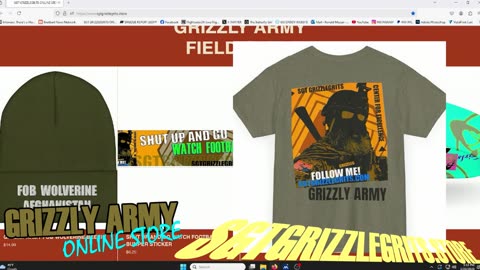 SGT GRIZZLEGRITS ONLINE STORE NOW OPEN!