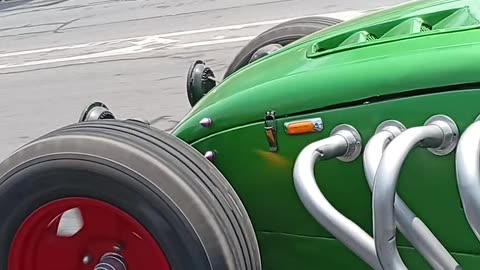 Souped-Up Vintage Race Car Spotted on the Road