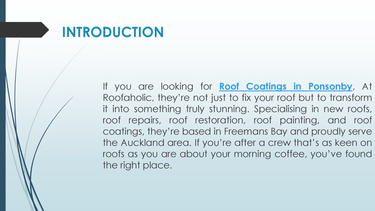 If you are looking for Roof Coatings in Ponsonby