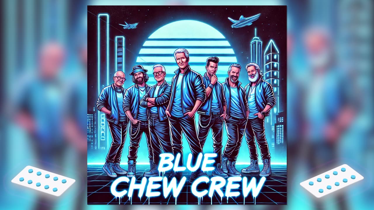 October Mascot - Blue Chew Crew
