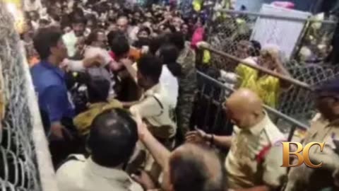 Six dead in Indian temple stampede as free passes draw crowd of thousands