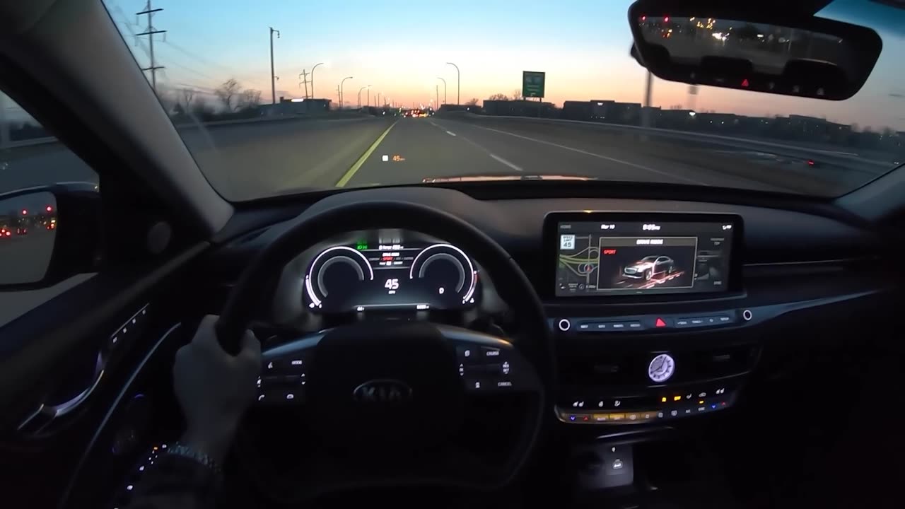 2019 Kia K900 Luxury VIP Package - POV Night Drive (Binaural Audio)