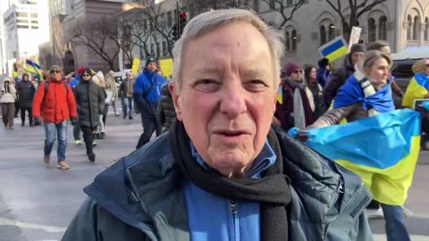 Watch what is Chicago message for Ukraine in the streets