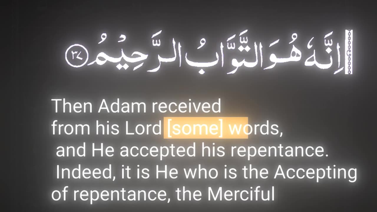 Allah(swt) forgives Adam(pbuh)