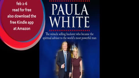 President Trump's Pastor, con artist Paula White free Kindle download until feb 6th