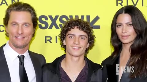 Matthew McConaughey's Son Levi Makes Red Carpet Debut at SXSW