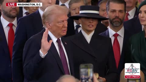 WATCH: President Donald Trump and Vice President JD Vance are Sworn into Office - 1/20/25