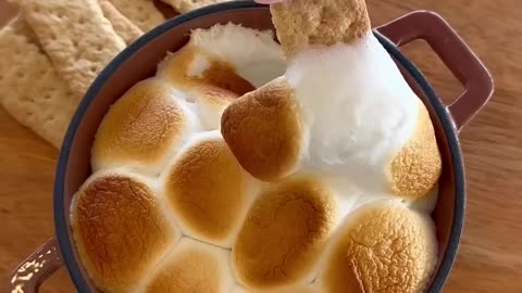 ASMR SMORES DIP!