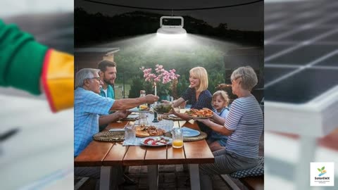 Solar Powered Camping Light - 4500LM Portable LED Camping Lantern