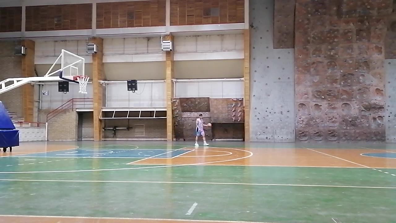 Basketball midrange training