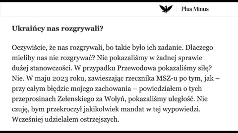 Łukasz Jasina: "Ukraińcy rozgrywali Polaków" - dr Leszek Sykulski