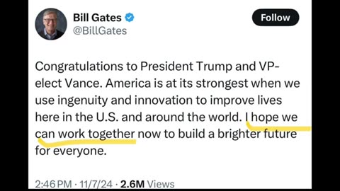 YOU ARE BEING PLAYED!!! BILL GATES MET WITH DONALD TRUMP FOR 3 HOURS!