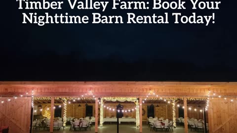 Enchanting Wedding Venue and Event Venue at Night in Maryland