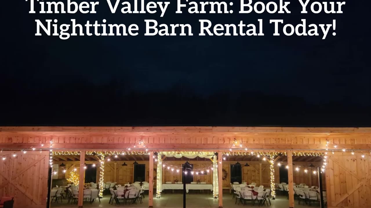 Enchanting Wedding Venue and Event Venue at Night in Maryland