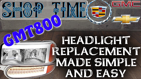 GMT800 DIY Headlight Housing Replacement for 2005 GMC Yukon Denali XL (Fits 1999 2006 GM Trucks)