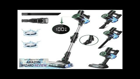 Cordless Stick Vacuum Cleaner Powerful Rechargeable Wireless Vacuum Cleaner for Home 6 Review