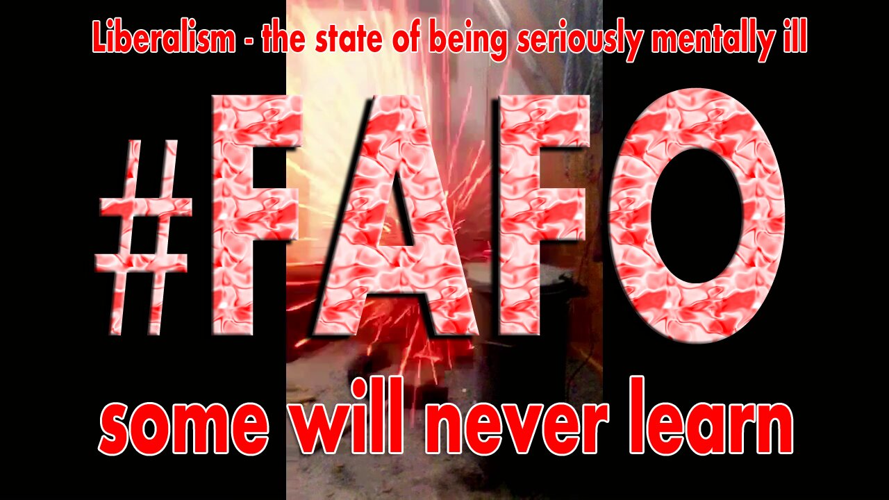 LibTard101 - What Not To Do - But Please Do It Anyways - FAFO - Warning DO NOT ACTUALLY TRY!!!