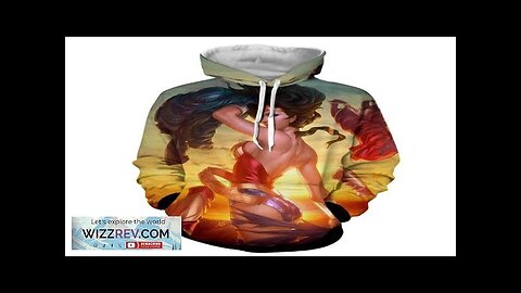 Daring Wonder Woman 3D Animated Print On Sunset Pose Hoodie Review