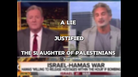 We Will Never Forget How You Weaponized a Lie to Justify a Genocide