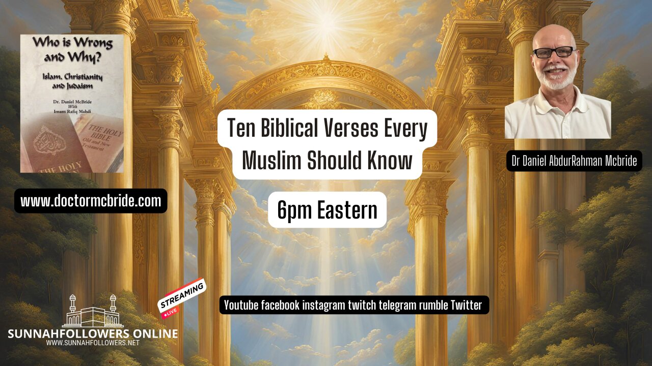 TEN BIBLICAL VERSES EVERY MUSLIM SHOULD KNOW