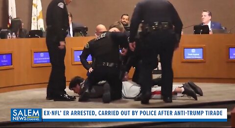 Ex-NFL’ er Arrested, Carried Out By Police After Anti-Trump Tirade At City Council Meeting