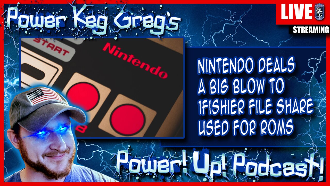 Nintendo Deals Big Blow To 1fishier - A File Sharing Site Used For Piracy | The Power!Up!Podcast!