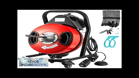 VEVOR Electric Drain Auger 50FTx1/2Inch250W Drain Cleaner MachineSewer Snake MachineFit 2 Review