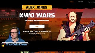 BANNED VIDEO ON YOUTUBE - Live Stream of the Alex Jones Video Game