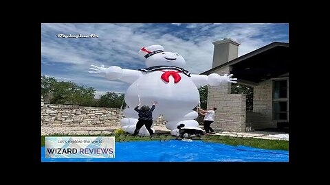 Outdoor Halloween Character Model Ghostbusters Stay Puft Inflatable Marshmallow Man Balloon Review