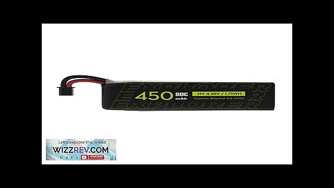 4PCS Explorer 1S 450mAh HV V2 A30 Plug Lipo Battery for RC Review