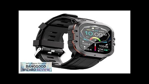 VIRAN C26 1.96inch AMOLED Display 8763EWE-VP 128M bluetooth Call Heart Rate Blood Review