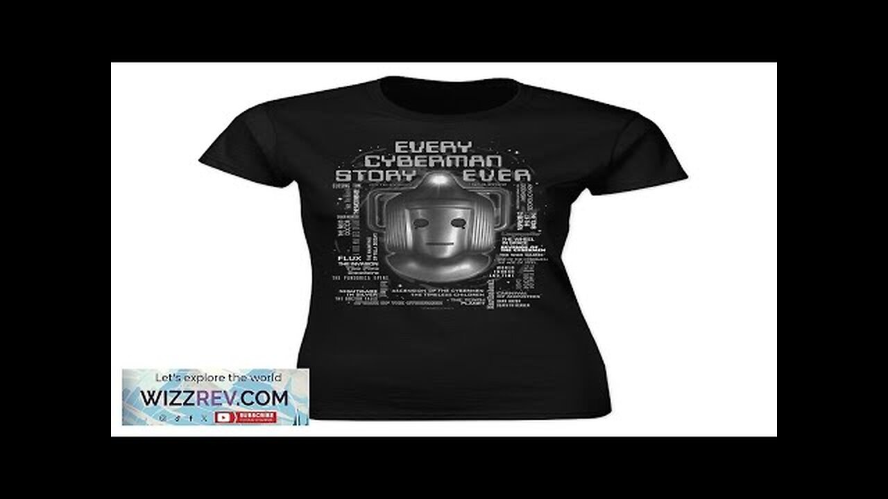 Doctor Who: 60th Anniversary Diamond Collection: Women's Fit T-Shirt: Every Cyberman Story Review