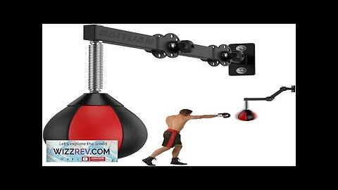 Speed Bag Boxing Punching Bag Wall Mount Height Adjustable & Fold Speed Review