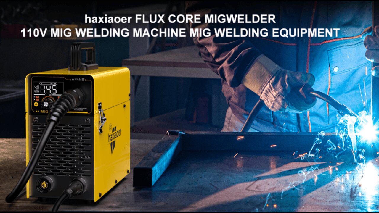 145A MIG Welder, 110V Flux Core MIG Welder